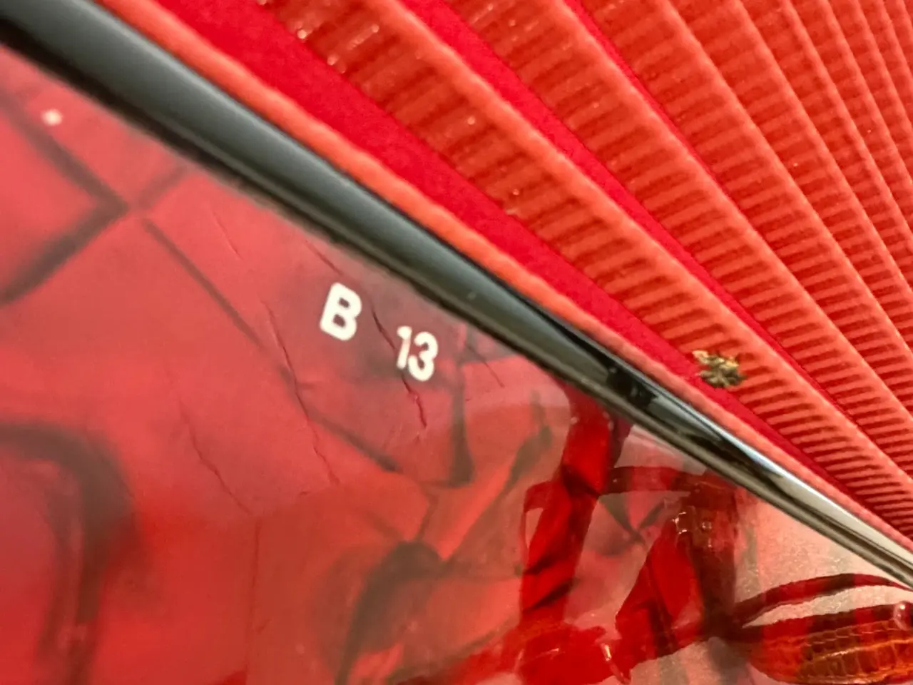 Billede 3 - Rød Zero Sette B.13 – italiensk pianoharmonika