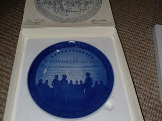 Royal Copenhagen Mindeplatte fra 1976