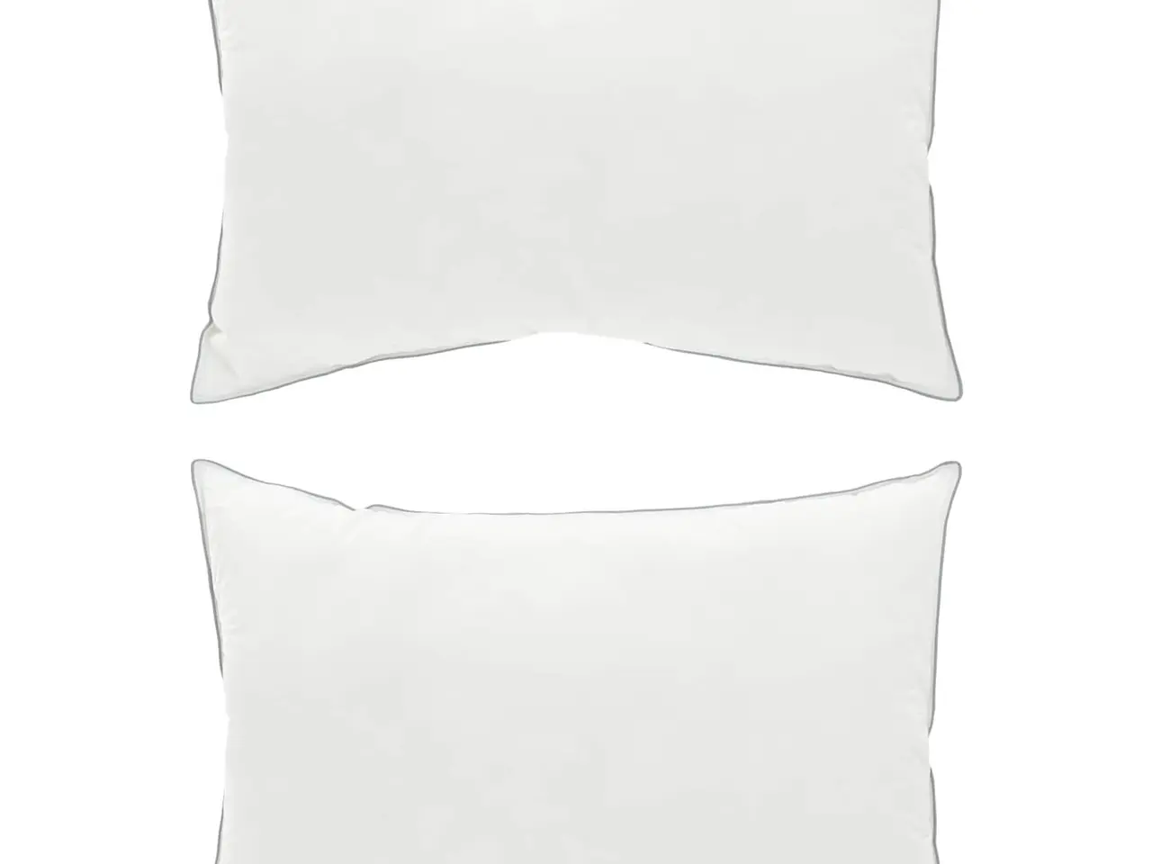 Billede 2 - Hovedpude 2 stk. 50 x 75 cm i australsk uld og mikrofiber - hvid