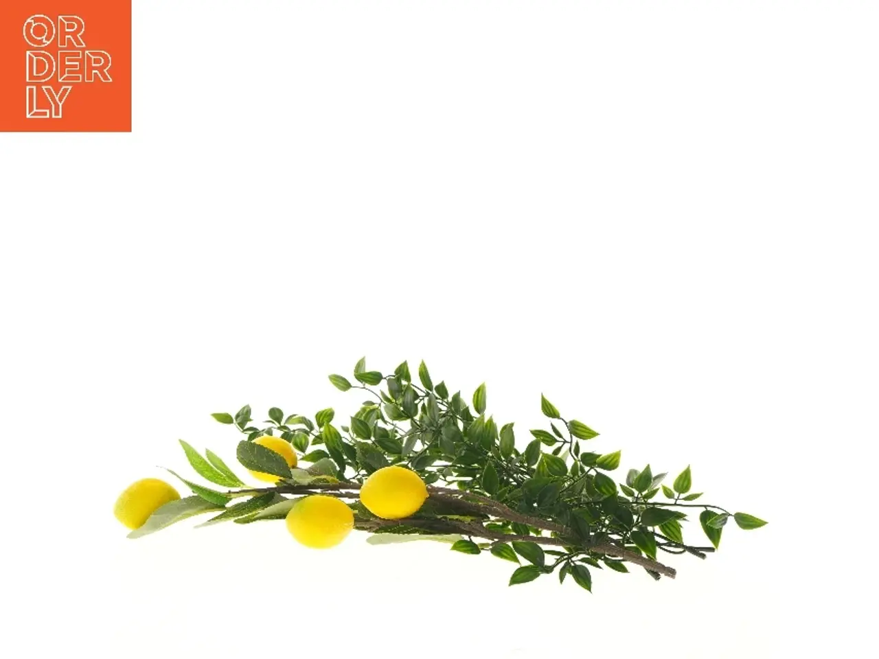 Billede 3 - Kunstig citron gren (str. ca 45 cm)