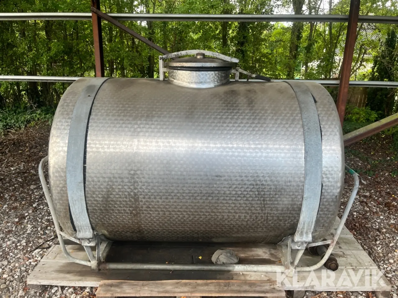 Billede 2 - Rustfri tank S.A. Christensen 2000liter