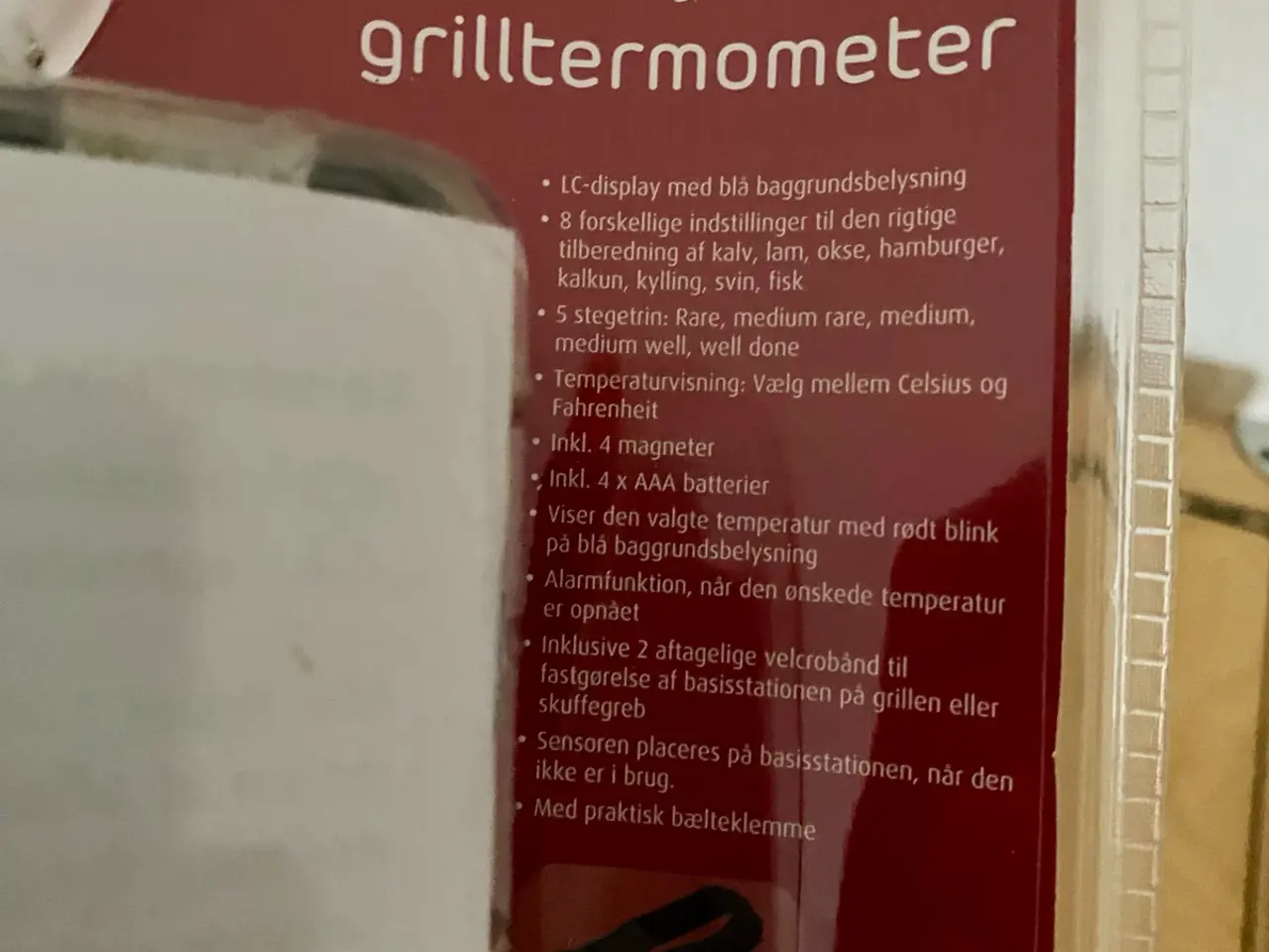 Billede 5 - QUIGG Radiostyret grilltermometer