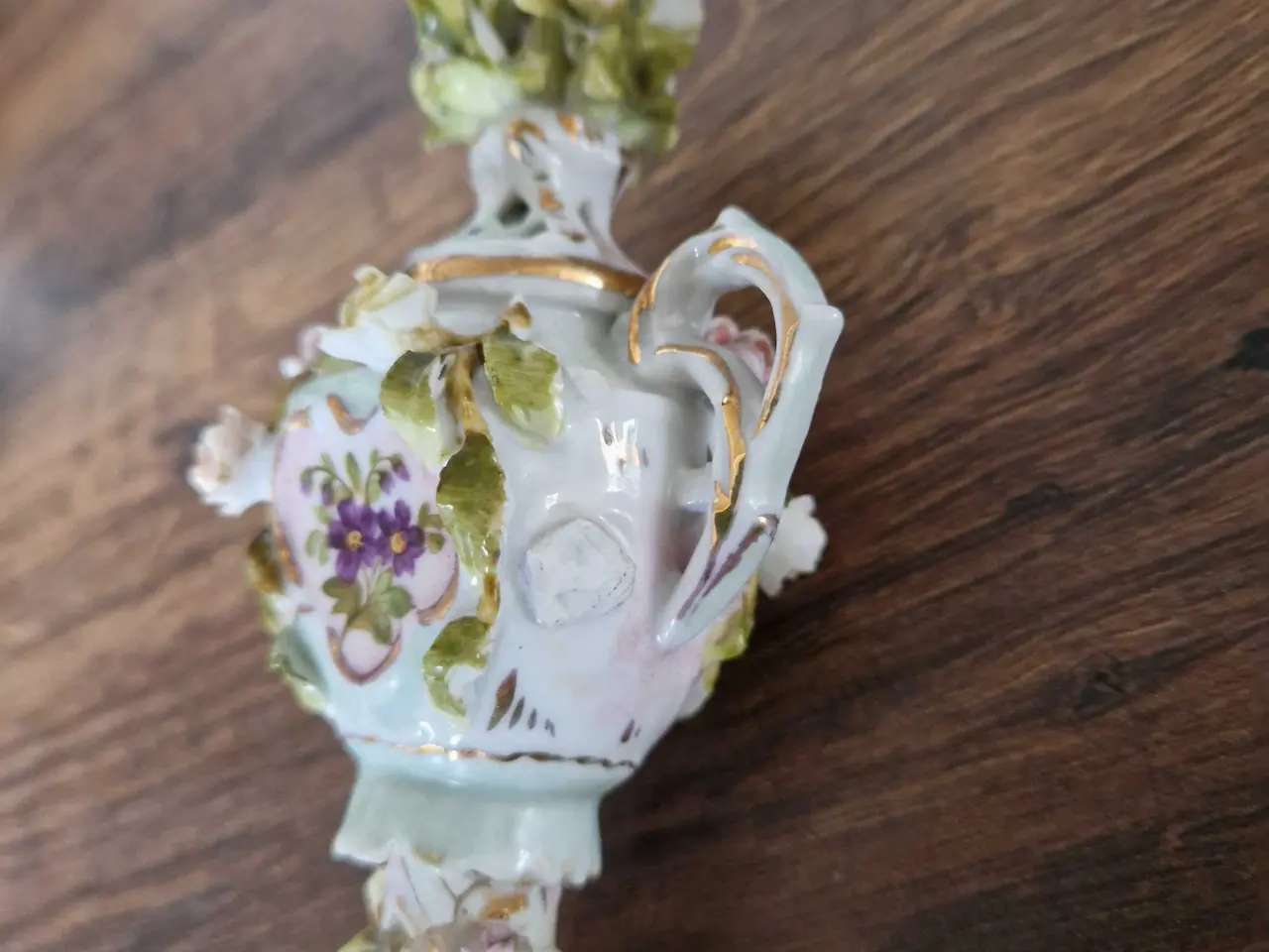 Billede 2 - Smukt antikt vægrelief I biscuit porcelæn