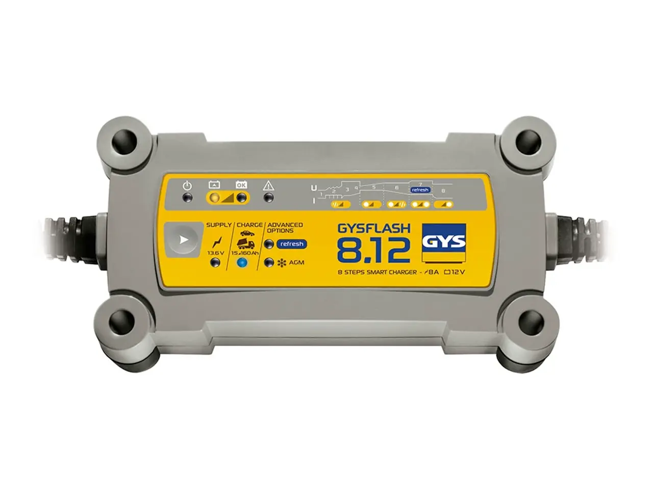Billede 1 - Gysflash 8.12 8A oplader til alle typer 12V batterier