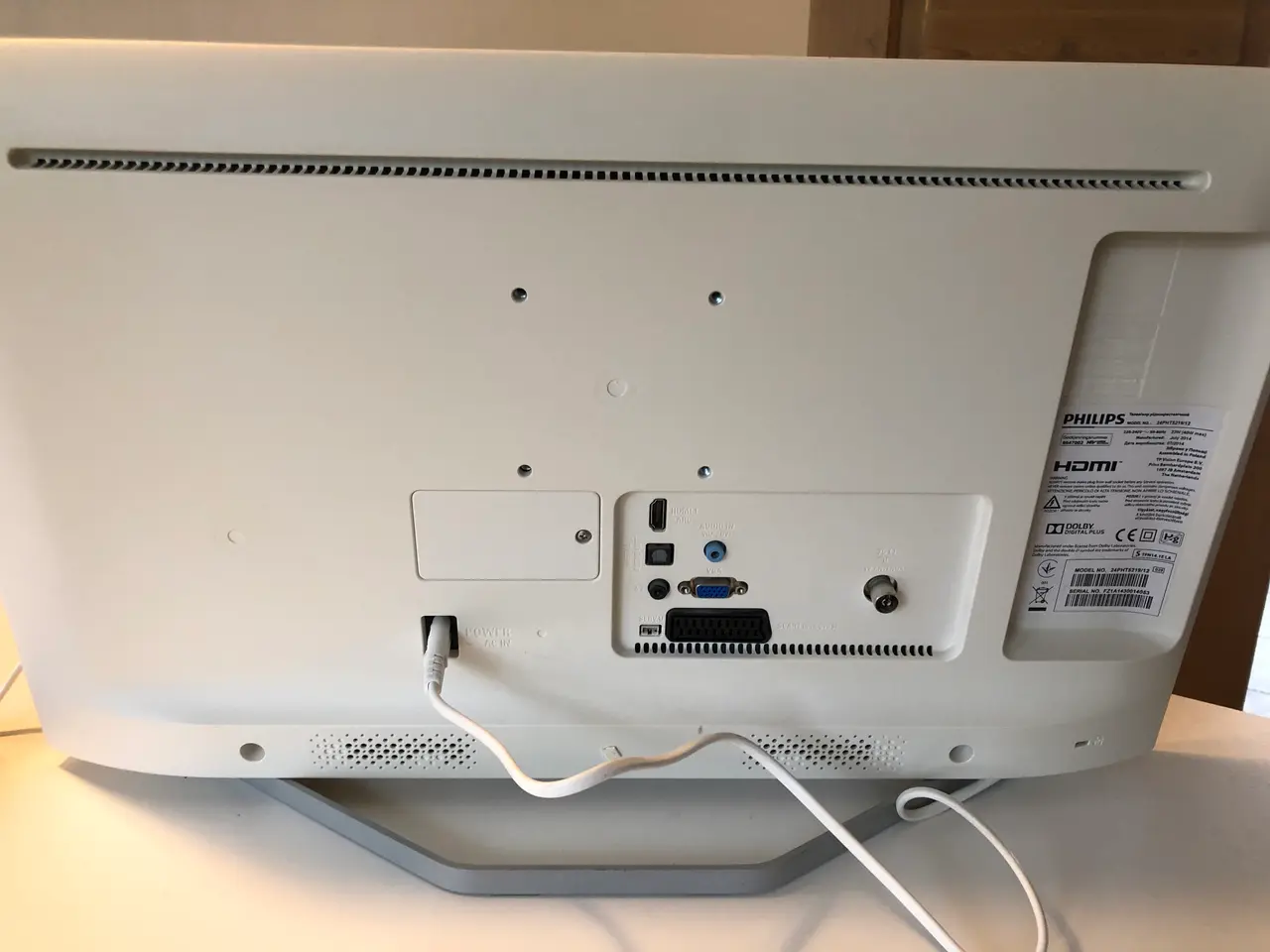 Billede 4 - Philips 24" fladskærms TV hvid