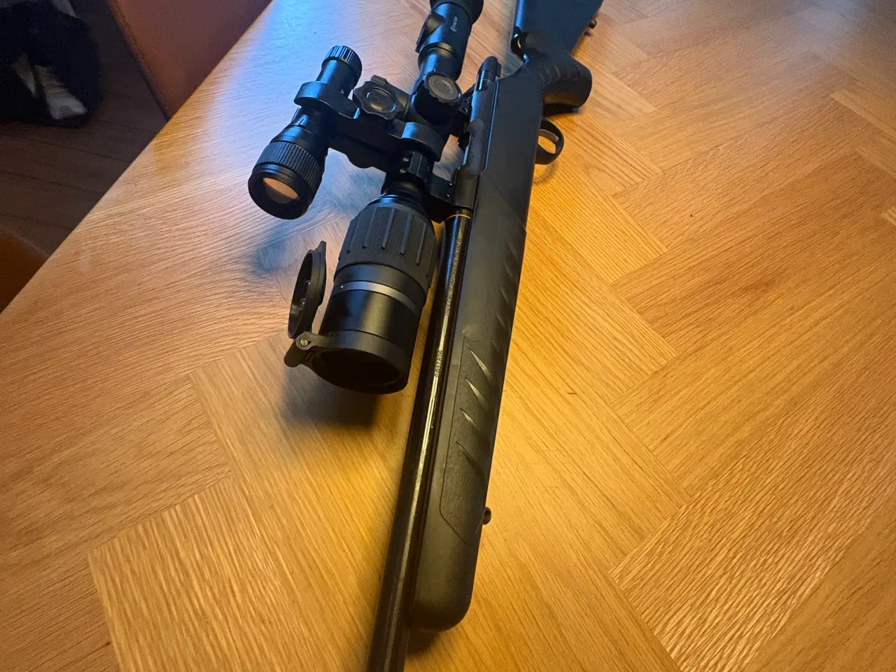 Billede 5 - Sako Quad 17hmr m. Pulsar N450 + Stalon dæmper . 