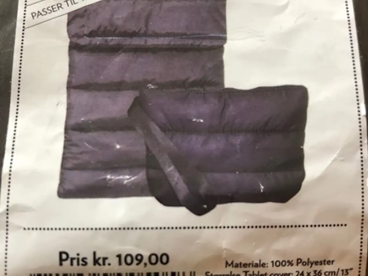 Billede 1 - 2 sæt tablet cover og clutch. Laminerede