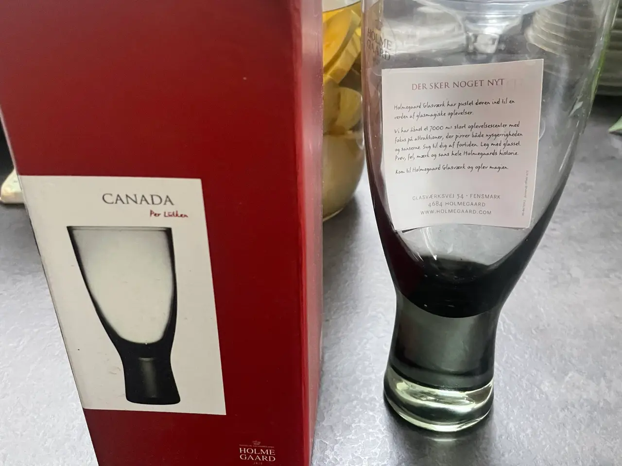 Billede 1 - Holmegaard Canada ølglas