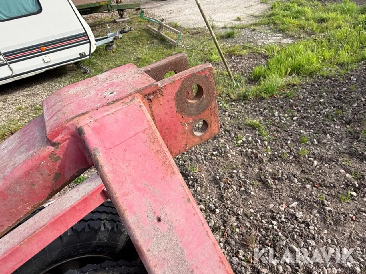 Billede 12 - Frontpakker HE-VA Press-roller 150 Med 4 gummihjul