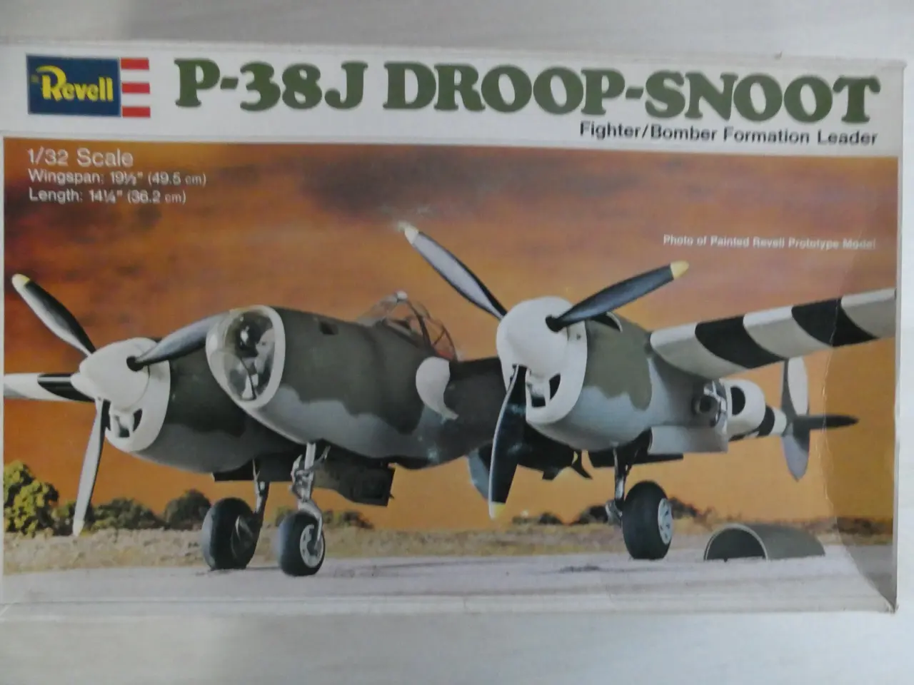 Billede 1 - Revell 1/32 Lockheed Lightning P-38J "Droop Snoot"