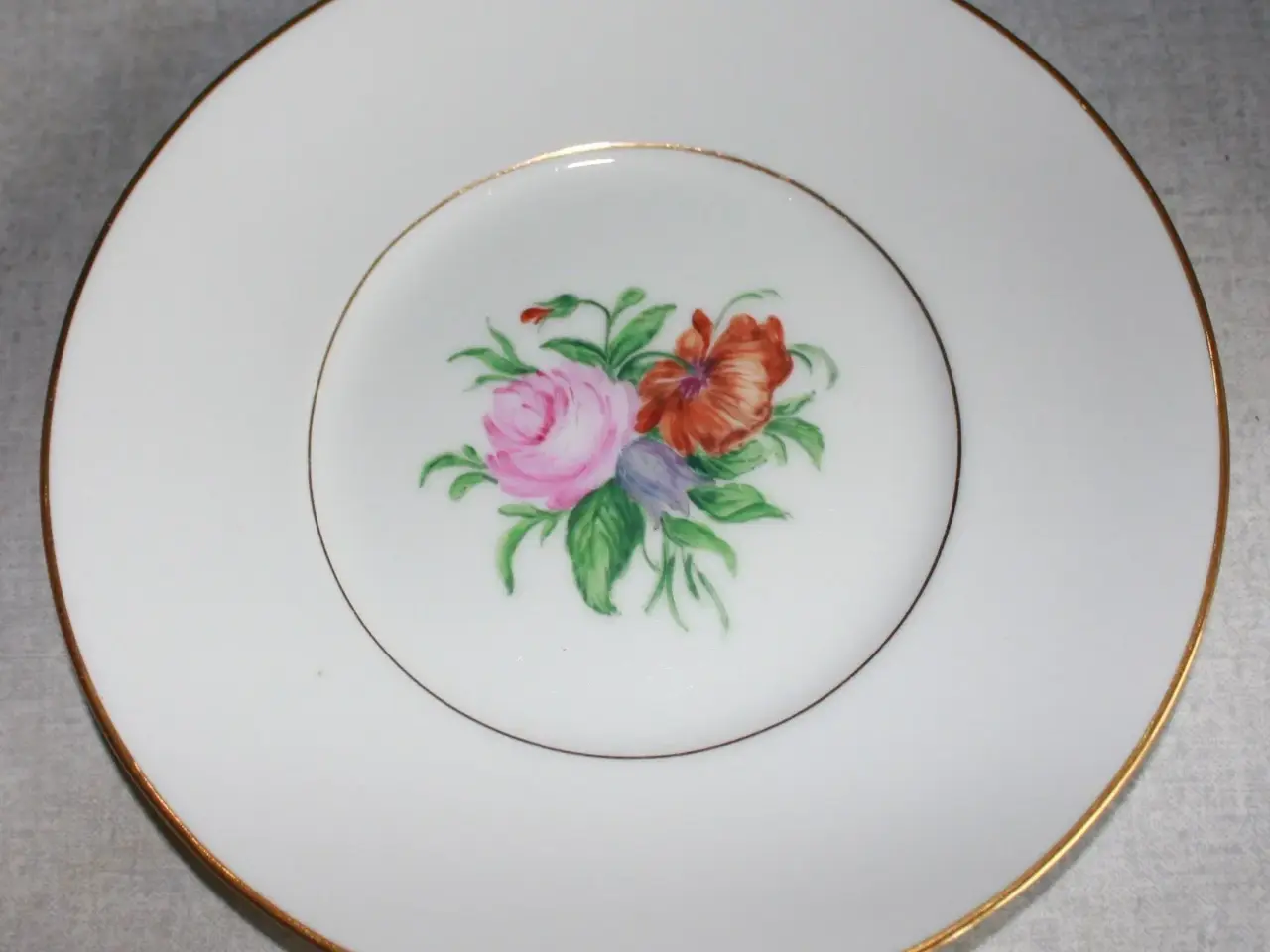 Billede 2 - Tallerkener med blomster