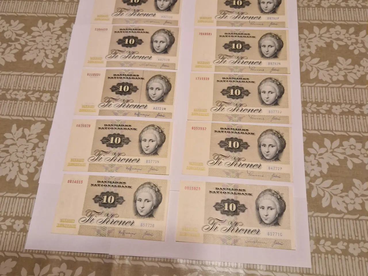 Billede 2 - Gamle pengesedler 10 kroner