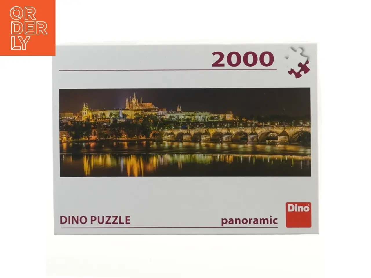 Billede 1 - Panoramisk puslespil 2000 brikker fra Dino (str. 2000 brikker 136x48 cm)