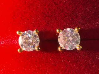 0,3 Carat moisssnite Diamant ørestikkere