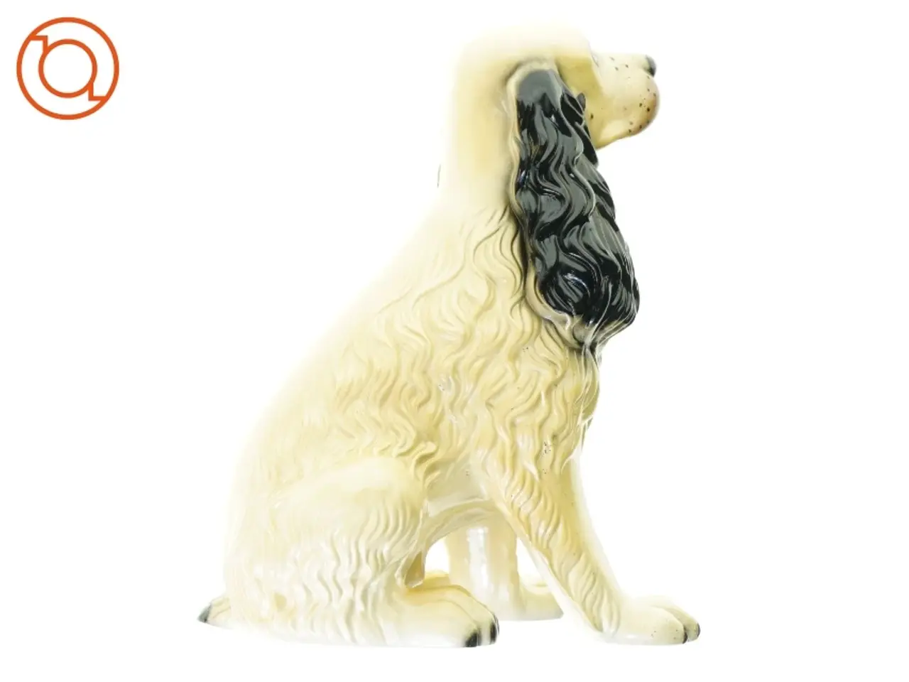 Billede 4 - Ældre Vintage Keramik Cocker Spaniel Hundefigur (str. 40 x 20 x 30 cm)