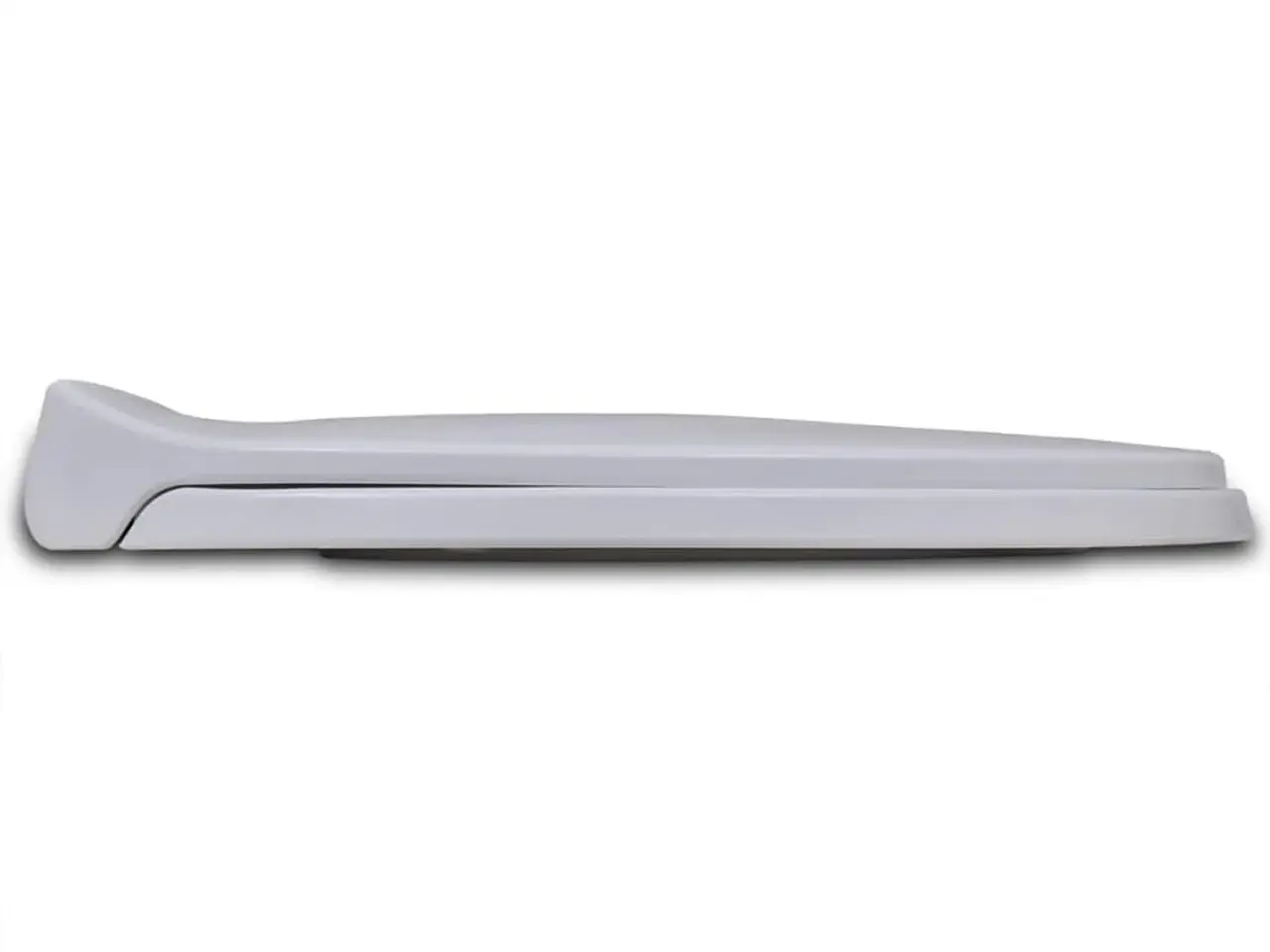Billede 3 - Soft close-toiletsæde - oval, hvid polypropylen