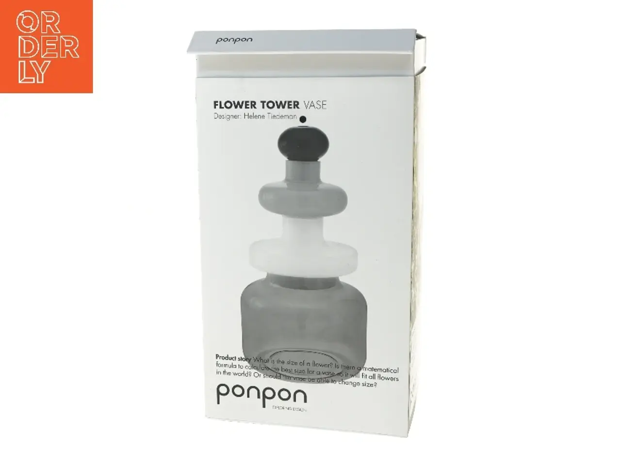 Billede 1 - Flower Tower vase fra Ponpon (str. 34 cm)