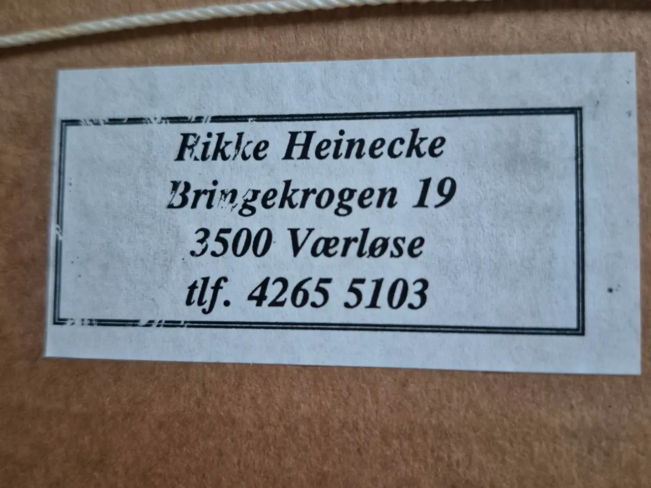Billede 10 - 2 værker af Rikke Heinecke