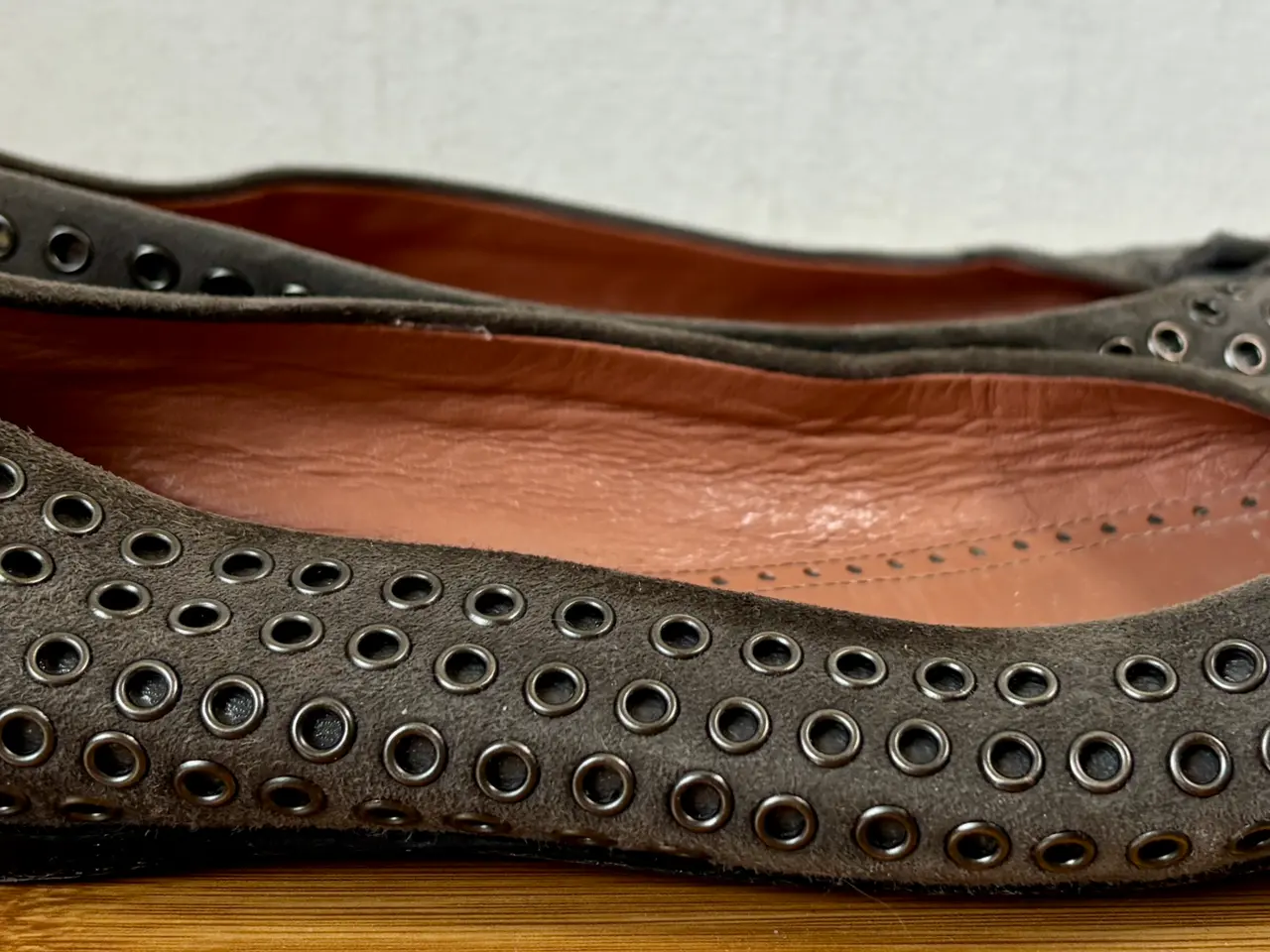 Billede 4 - Alaïa, grå ballerinasko i skind, str 36,5