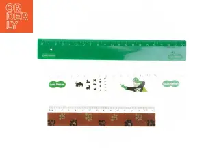 Sæt af linealer fra Louis Nielsen (str. 20 cm og 15 cm)