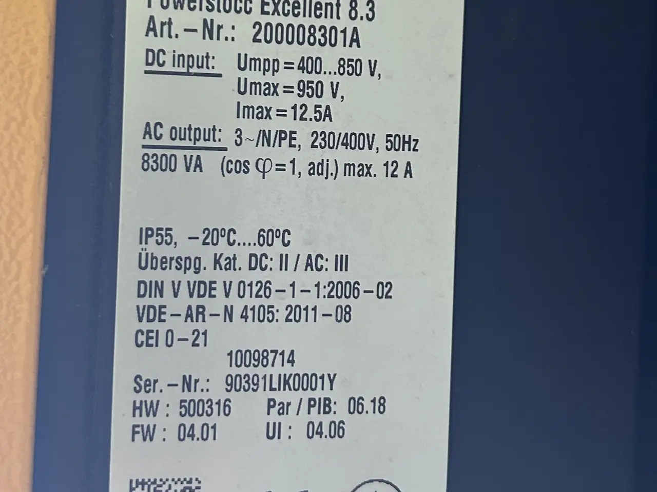 Billede 2 - CentroSolar Powerstocc Excellent 8.3. 