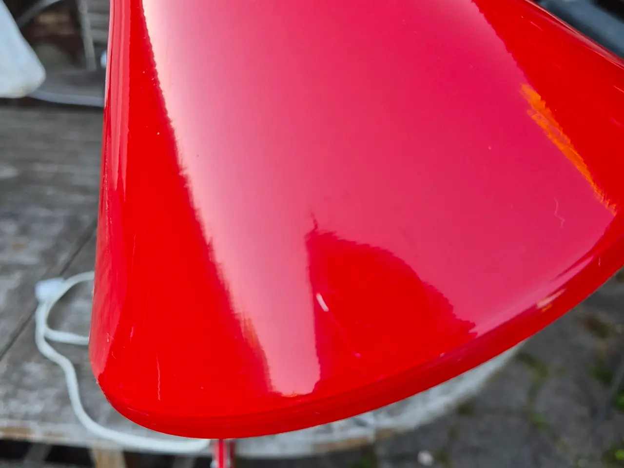 Billede 4 - Klassisk rød arkitektlampe i dansk design 