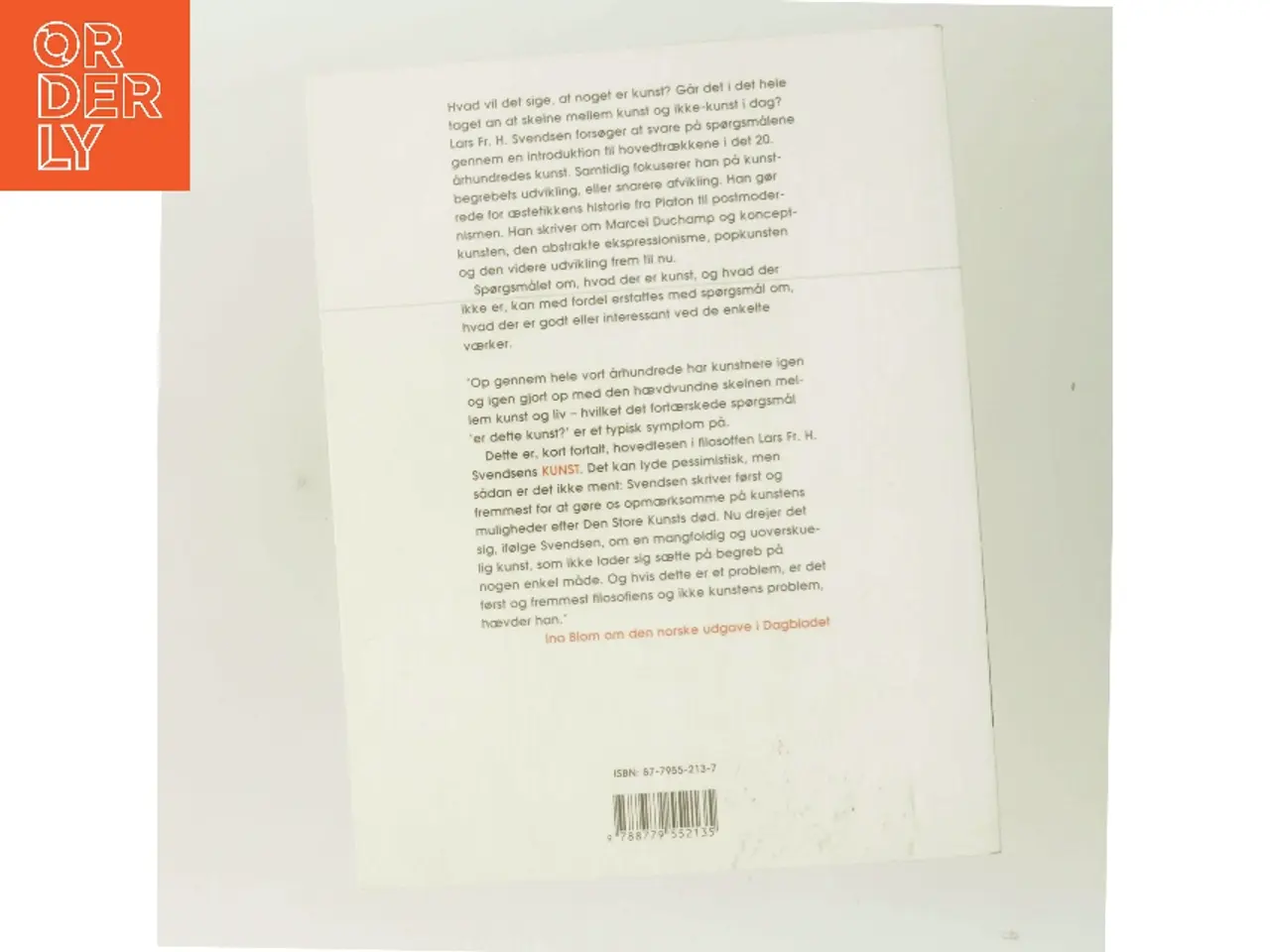 Billede 3 - Kunst - en begrebsafvikling af Lars Fr. H. Svendsen (f. 1970) (Bog)