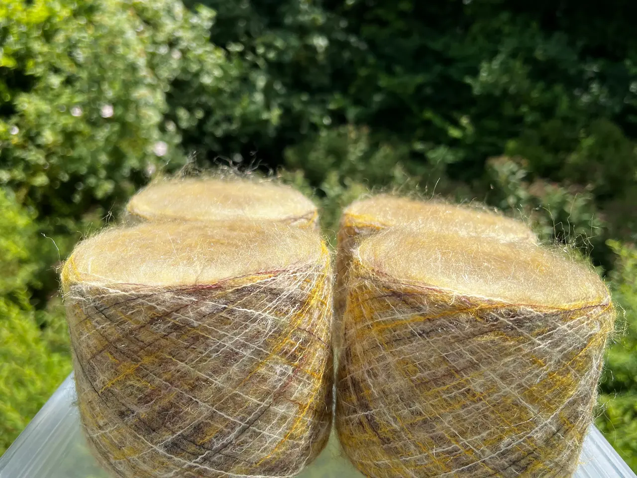 Billede 1 - Eksklusivt italiensk mohairgarn med silke – 400 g