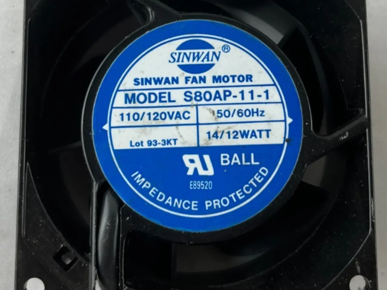 Billede 1 - Sinwan S80AP-11-1 110/120VAC Ball Bearing Cooling