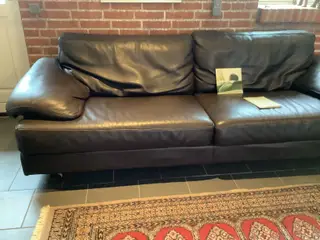En rigtig flot Natuzzi lædersofa