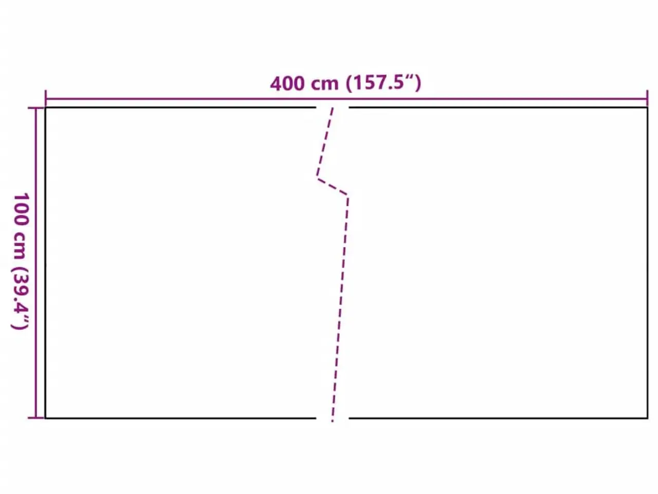 Billede 7 - Altanafskærmning 400 × 100 cm i polyrattan - sort