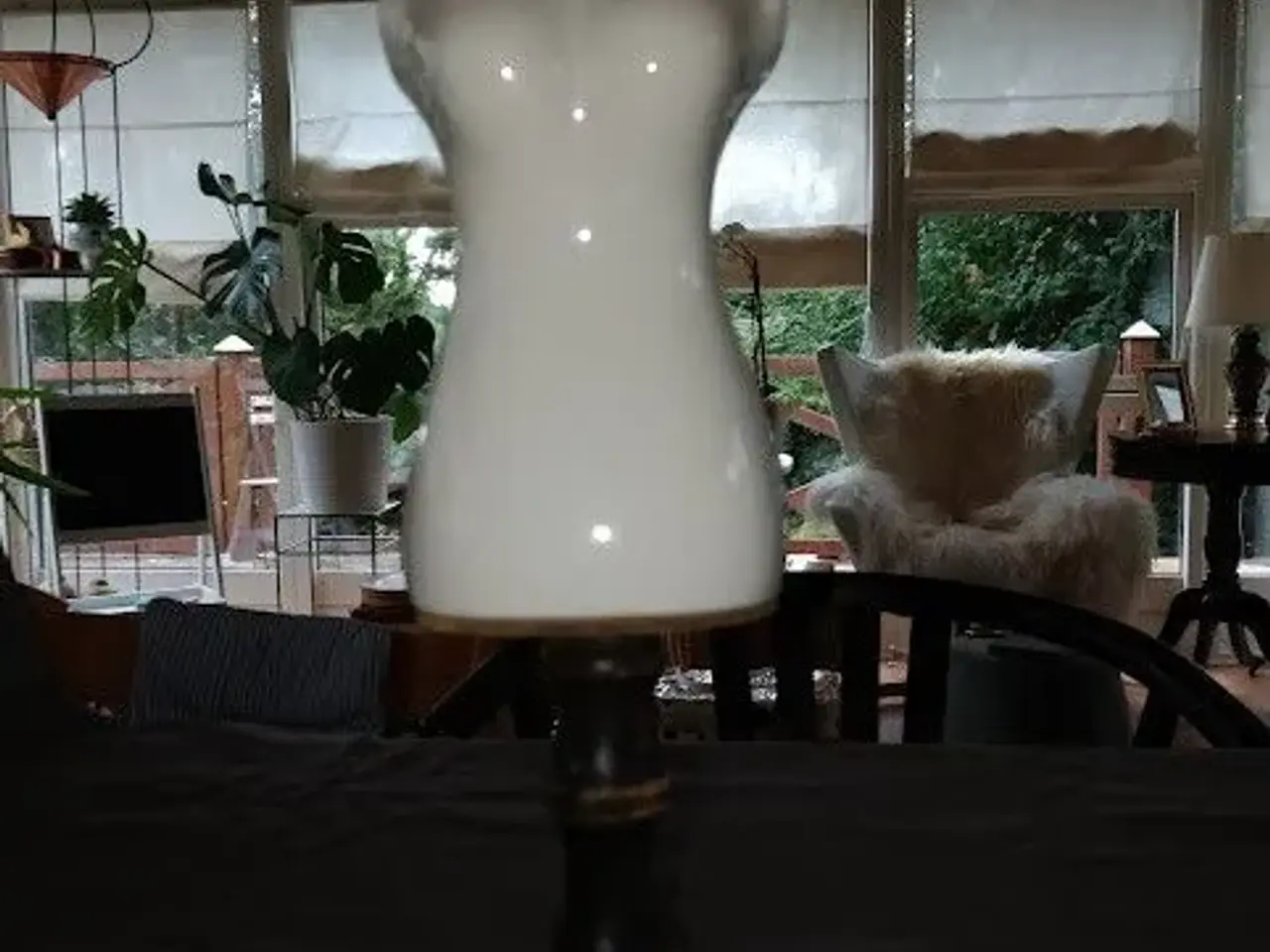 Billede 2 - Smuk Porcelæns Mannequin Smykkeholder