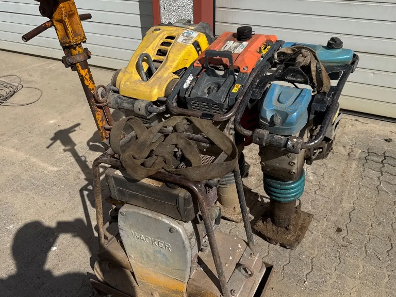 Billede 1 - 3stk jordlopper samt pladevibrator 