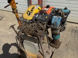 3stk jordlopper samt pladevibrator