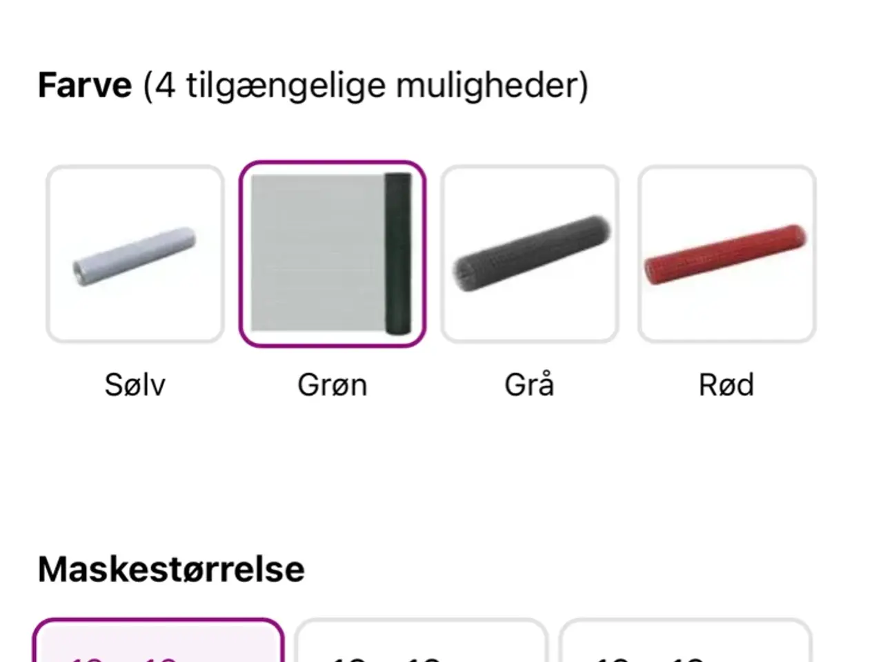 Billede 1 - 2 rulle grøn hegn