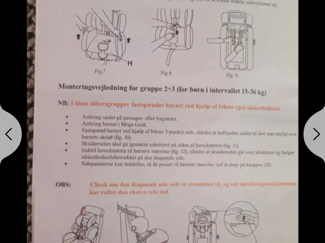 Billede 5 - Autostol 9-36 kg