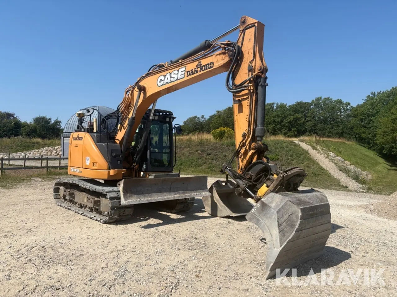 Billede 7 - Gravemaskine Case CX145C SR med Engcon & GPS