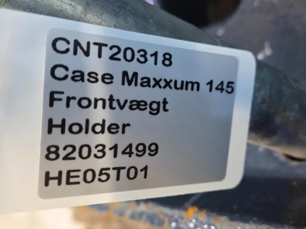 Billede 14 - Case Maxxum 145 Frontvægt Holder 82031499