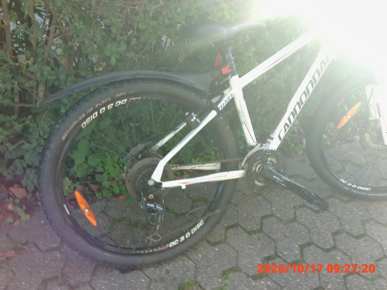 Billede 6 - Hvid Cannondale mountainbike med 26" hjul og stel 