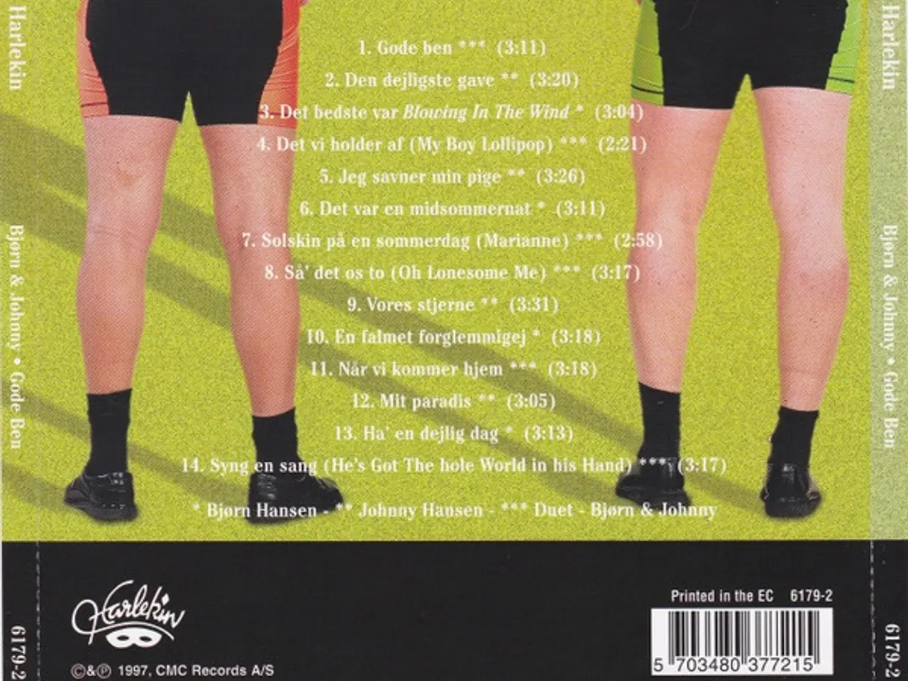 Billede 2 - Bjørn* & Johnny* – Gode Ben – CD