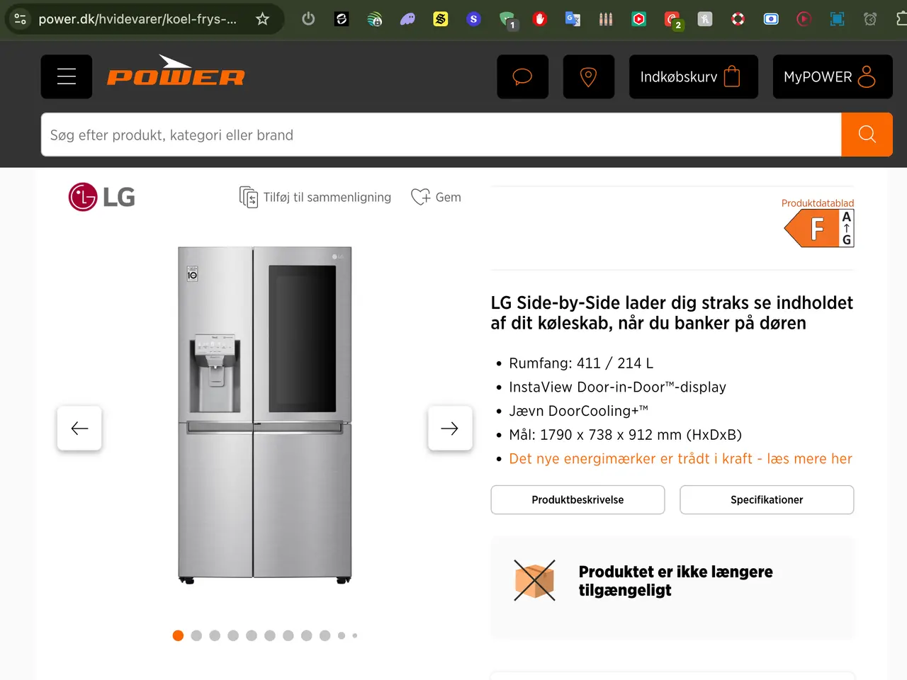Billede 15 - LG InstaView Amerikanerskab (Flyttesalg)
