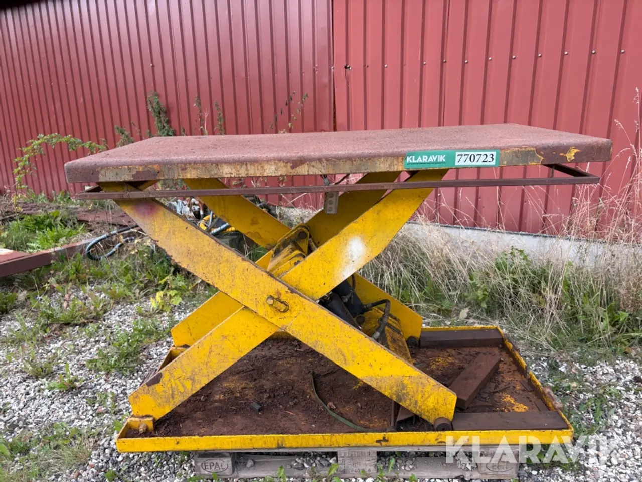 Billede 2 - Løftebord hydraulisk