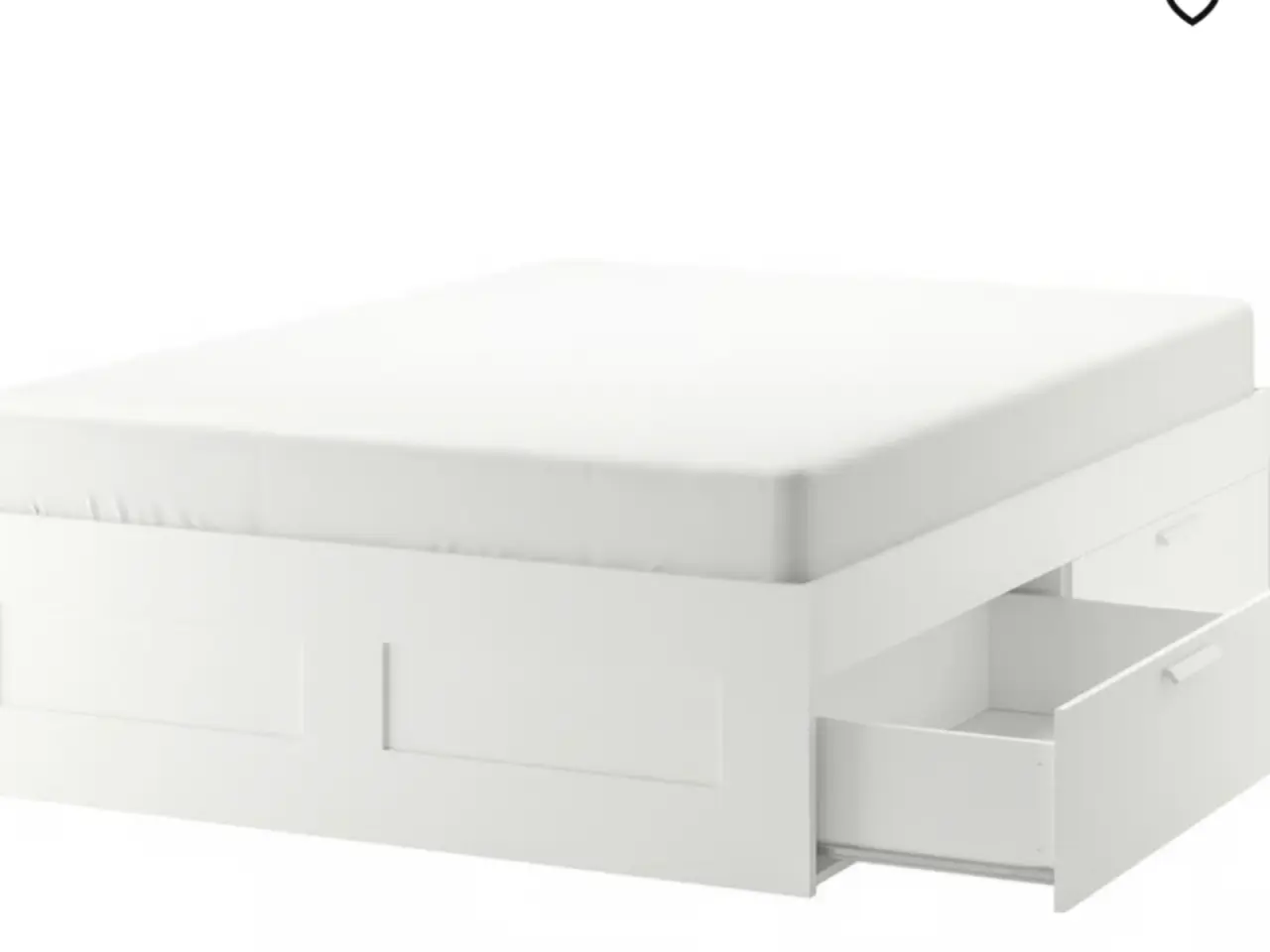 Billede 1 - Seng med opbevaring - IKEA - med madrasser