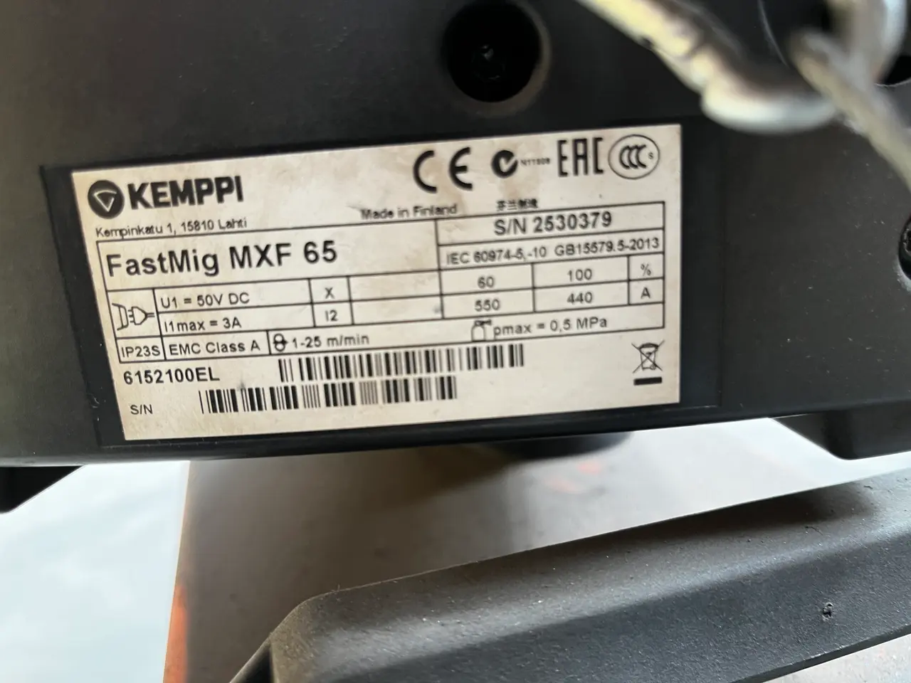 Billede 4 - TIG-svejser KEMPPI FASTMIG MXF65
