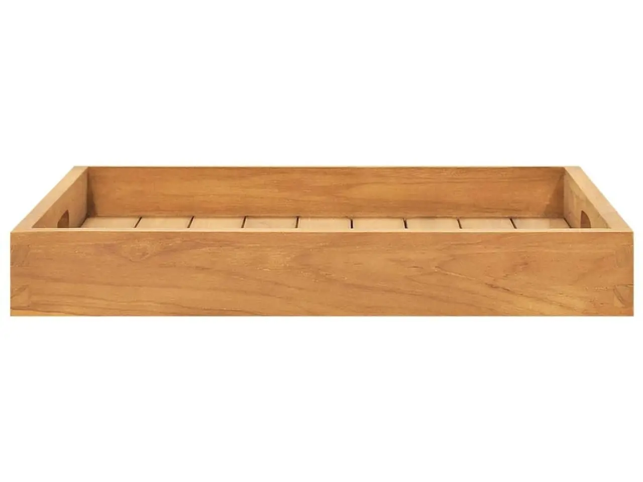 Billede 2 - Serveringsbakke i massivt teaktræ - 50 x 50 cm