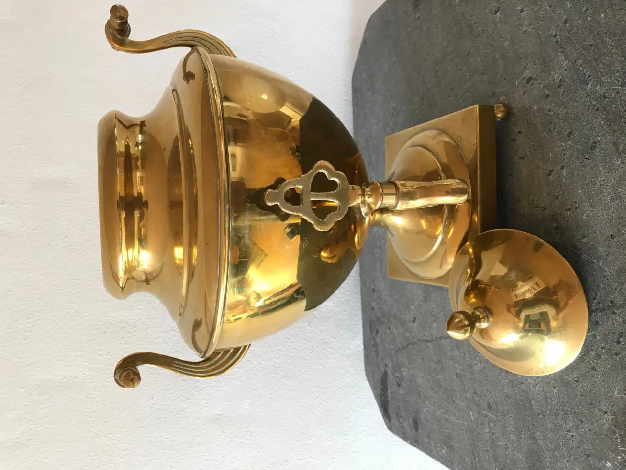 Billede 5 - Stor messing samovar