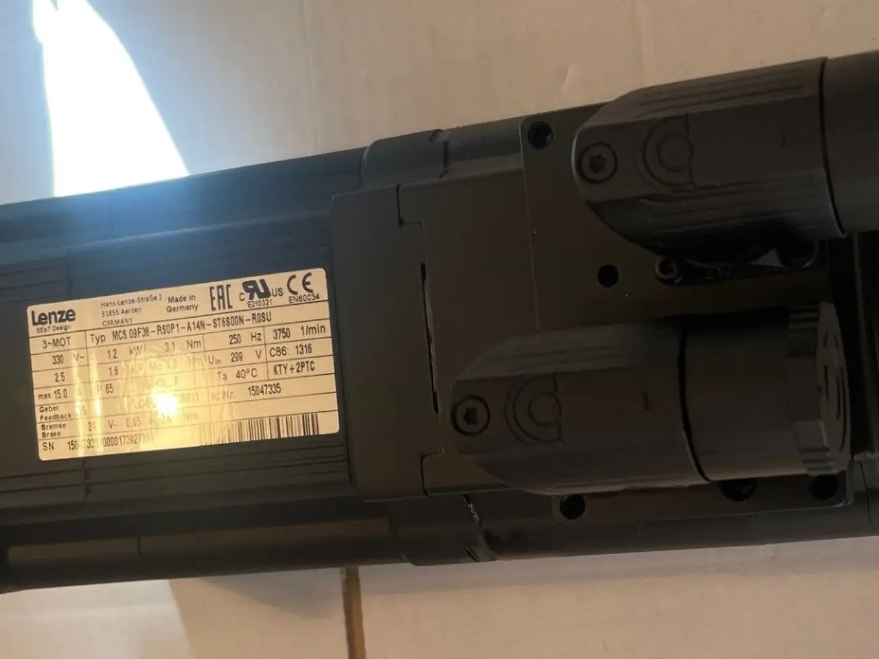 Billede 3 - Lenze MCS09F38-RS0P1-A14N-ST6S00N servomotor 1.2 –