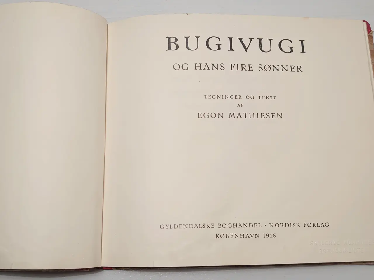 Billede 2 - Egon Mathiesen: Bugivugi og hans 4 sønner. 1.udg