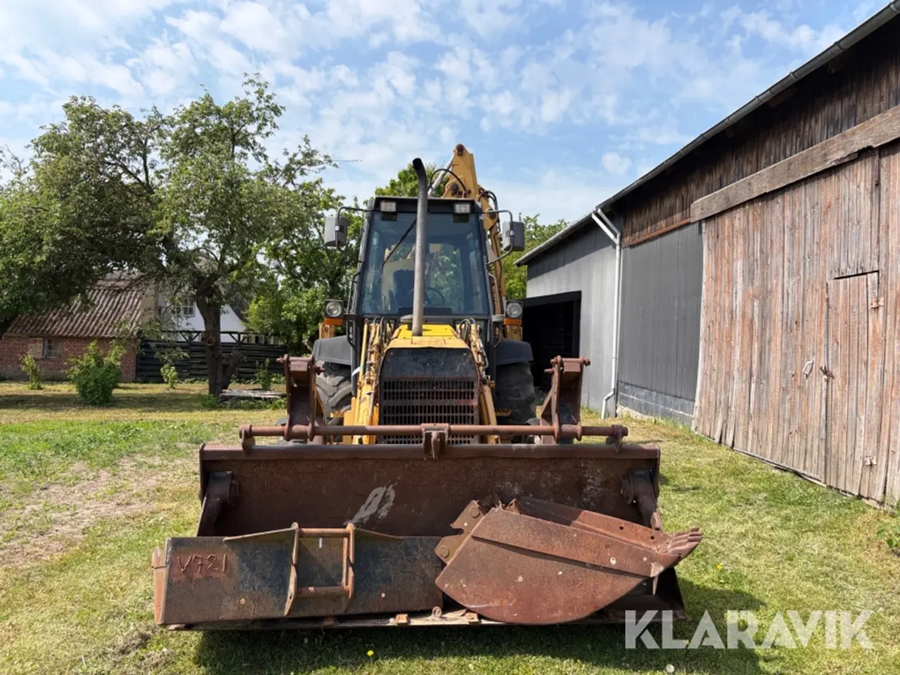 Billede 8 - Rendegraver Ford 655c med skovlpakke.