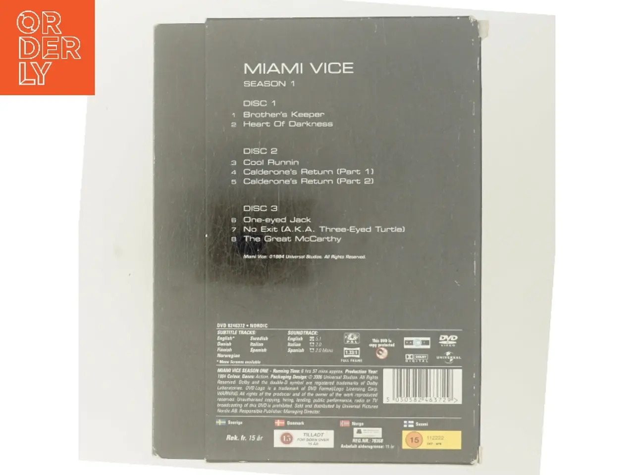 Billede 3 - Miami Vice – Season 1 Episodes 1-8 med Don Johnson (DVD)